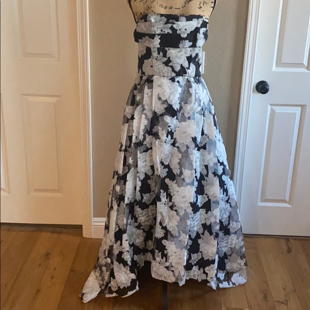 Betsy & Adam high low gown